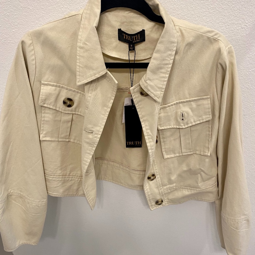 Vintage Fleece Cropped Jaket